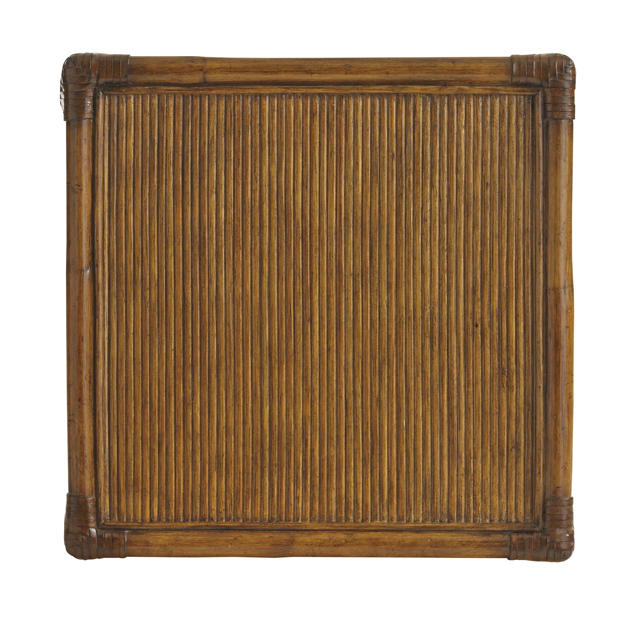 Tommy Bahama Home Bali Hai 593622 Del Sol Bedside Table with Open Display Shelf and Pencil